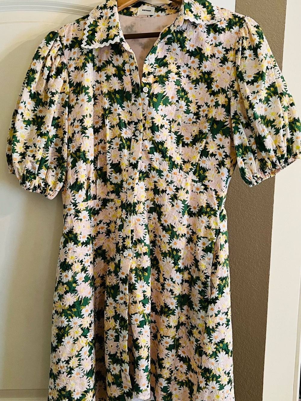 AREUM Italian Floral Dress - Size L (Fits like US Medium 4-6) - Picture 4 of 10